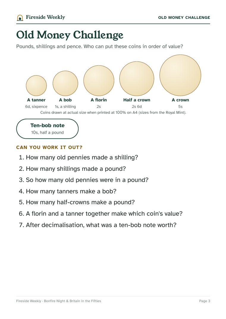 Page 3 of the sample pack: This week's feature