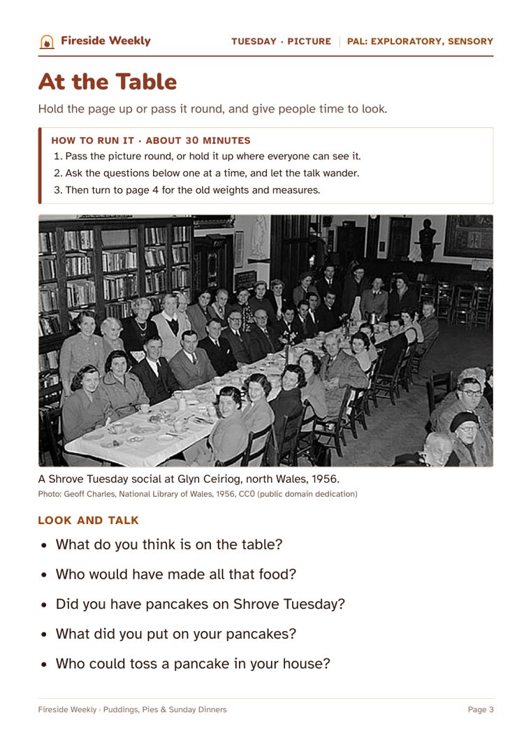 Page 3 of the sample pack: Tuesday · The picture